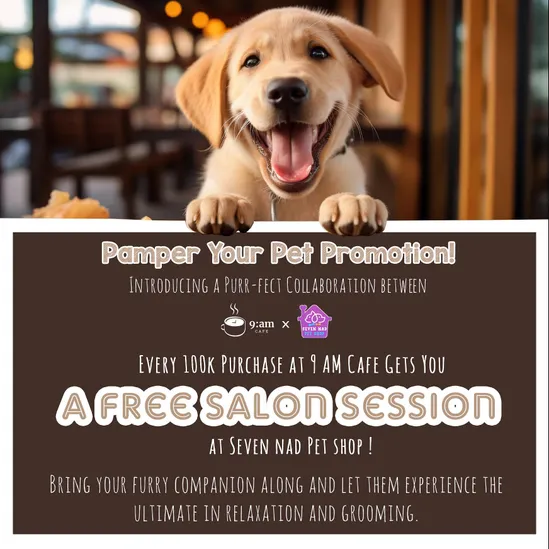 9am Cafe Pet Shop Voucher